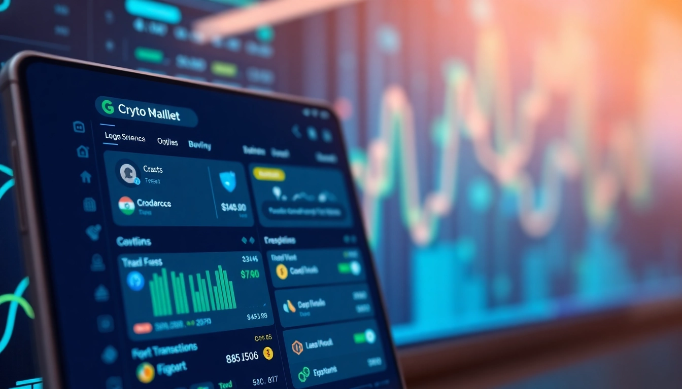 Showcasing the gaurda wallet interface, highlighting its features and user-friendly design.